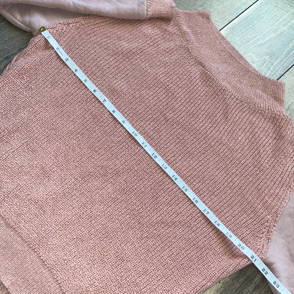 Bohme Contrast Sleeve Sweater - Pink - Picture 8 of 12